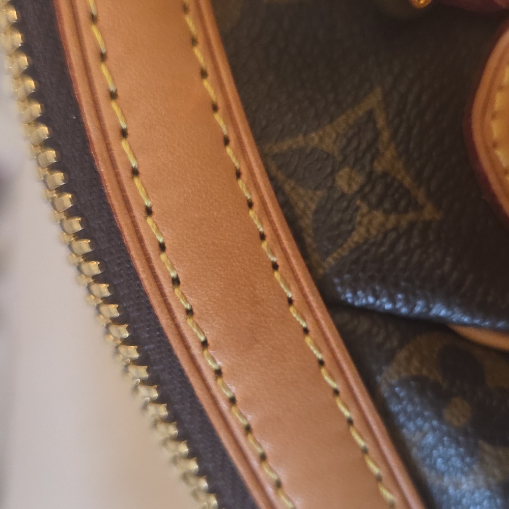 Excellent Preowned Condition Louis Vuitton TROVOLI Brown and Tan Shoulder Bag - Picture 8 of 17